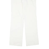 Womens White Regular Fit Straight Leg Denim Jeans W28 L31 Stylish Print Pocket