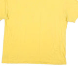 POLO RALPH LAUREN Mens Yellow Graphic T-Shirt L Short Sleeve Crew Neck Cotton