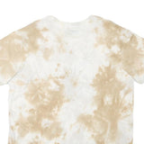 KISS Mens Beige Tie Dye Graphic T-Shirt L Short Sleeve Crew Neck Band
