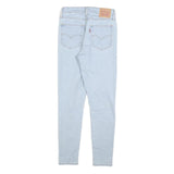 LEVI'S 721 Womens Jeans Blue Slim Skinny Denim Light W26 L28 Stretch Zip