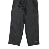 NIKE Mens Joggers Black L W30 L32 Relaxed Straight