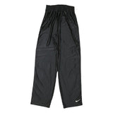 NIKE Mens Joggers Black L W30 L32 Relaxed Straight