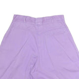 Womens Shorts Purple Casual Plain M W26 Comfortable Cotton Blend