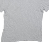 NIKE Womens Grey Crew Neck Short Sleeve Graphic T-Shirt L Casual Cotton Tee