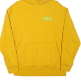 LEVI'S Mens Yellow Hoodie S Cotton Blend Pullover Casual Comfortable Style