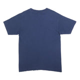 PRAIRIE MOUNTAIN Mens Blue Alaska Graphic T-Shirt M Short Sleeve Crew Neck