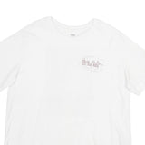 LEVI'S Mens White XL Graphic T-Shirt Short Sleeve Round Neck Cotton Casual
