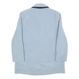 SUMMER REFLECTIONS Womens Blue Button Jacket UK 12 Polyester Blend Plain Elegant