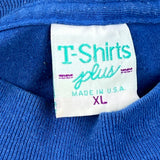 Single Stitch North Carolina Unbranded Graphic T-Shirt - XL Blue Cotton