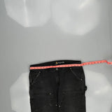 Carhartt Double Knee Carpenter Trousers - 29W 30L Black Cotton