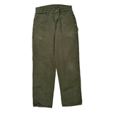 Dickies Carpenter Trousers - 28W 30L Green Cotton