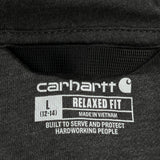 Age 12-14 Carhartt Hoodie - Large Gray Cotton