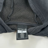 Age 6 Carhartt Hoodie - XS Black Cotton
