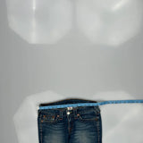 True Religion Skinny Jeans - 30W UK 8 Blue Cotton