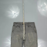Carhartt Carpenter Trousers - 32W 34L Grey Cotton