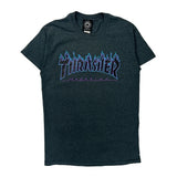 Magazine Thrasher Graphic T-Shirt - Small Grey Cotton