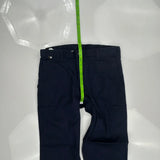 Carhartt Cargo Pants - 36W 34L Navy Cotton Blend