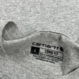 Carhartt T-Shirt - Large Gray Cotton