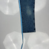 Wrangler Wide Leg Carpenter Jeans - 32W UK 12 Blue Cotton
