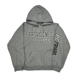 Vintage Pc Friars Champion College Hoodie - Large Grey Acrylic Blend