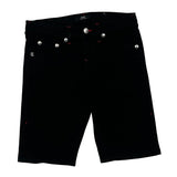 True Religion Slim Denim Shorts - 28W 11L Black Cotton