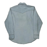 Wrangler Denim Shirt - XL Light Wash Cotton