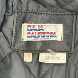 California Leather Jacket - Large Black Leather