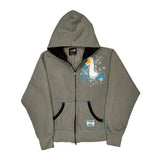 Chase Authentics Nascar Hoodie - XL Gray Cotton