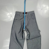 Bad Mad Hip Hop Carpenter Trousers - 26W UK 6 Grey Cotton