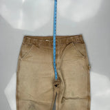 Carhartt Carpenter Trousers - 38W 29L Brown Cotton