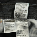 Levis Jeans - 31W 30L Black Cotton