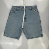 Dickies Denim Shorts - 36W 10L Light Wash Denim