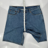 Levis Denim Shorts - 37W 10L Blue Cotton