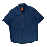 Patagonia Short Sleeve Shirt - Medium Blue Hemp