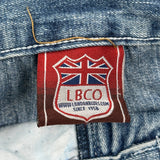 London Blues Denim Shorts - 32W 9L Blue Cotton
