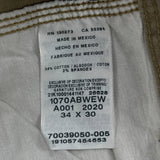 Wrangler Cargo Trousers - 34W 30L Beige Cotton