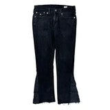 True Religion Flared Jeans - 33W US 8 Black Cotton