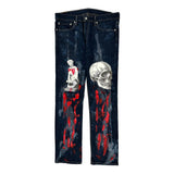 Levis Graphic Jeans - 34W 30L Multicoloured Denim