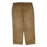 Dickies Carpenter Trousers - 35W 29L Brown Cotton
