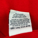 Tommy Jeans Spellout T-Shirt - Medium Red Cotton