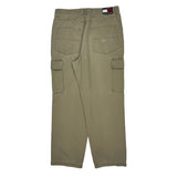 Tommy Jeans Cargo Trousers - 37W 31L Khaki Cotton