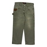 Rustler Carpenter Trousers - 36W 30L Grey Cotton