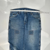 Dickies Double Knee Carpenter Jeans - 36W 30L Blue Cotton