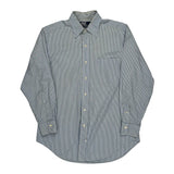 Polo By Ralph Lauren Striped Shirt - Medium Blue Cotton