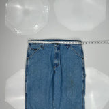 Wrangler Carpenter Pants - 38W 32L Blue Cotton