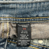 Unbranded Boot Cut Jeans - 33W 31L Blue Cotton Blend