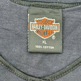 Nashville Harley Davidson Graphic Vest - XL Navy Cotton
