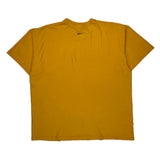 Nike Graphic T-Shirt - 2XL Yellow Cotton