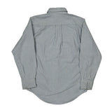 Age 8 Ralph Lauren Striped Shirt - Small Blue Cotton