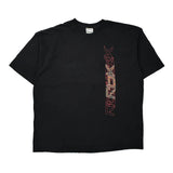 Reebok Graphic T-Shirt - 2XL Black Cotton